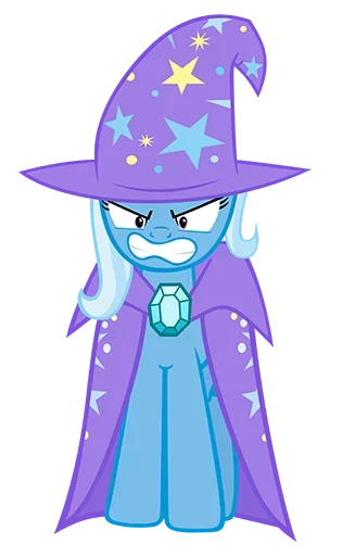 Sticker Blue Pony