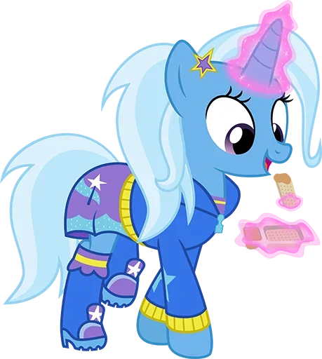 Sticker Blue Pony