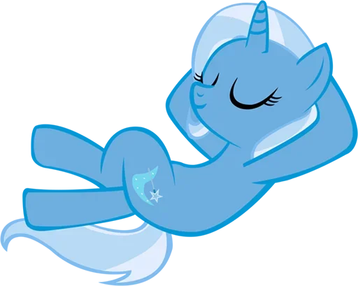 Sticker Blue Pony