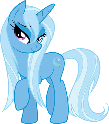 Sticker Blue Pony