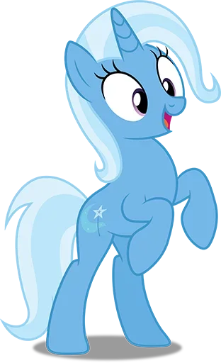 Sticker Blue Pony