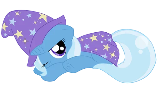 Sticker Blue Pony