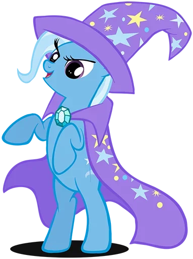 Sticker Blue Pony