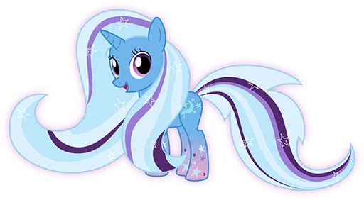 Sticker Blue Pony