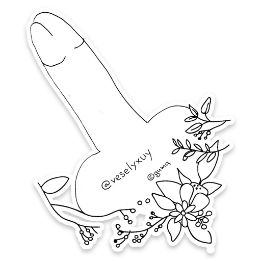 Sticker from the "Drawing" sticker pack