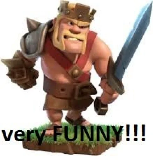 Sticker from the "Clash of Clans" sticker pack