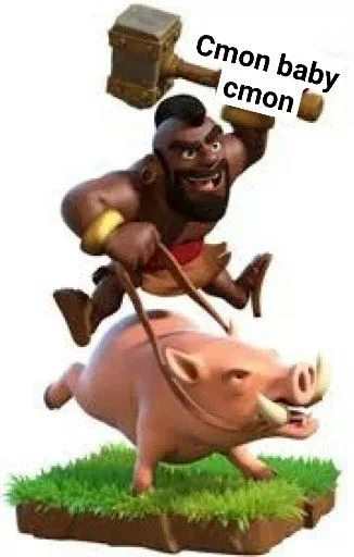 Sticker from the "Clash of Clans" sticker pack