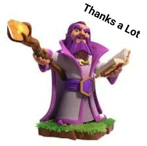 Sticker from the "Clash of Clans" sticker pack