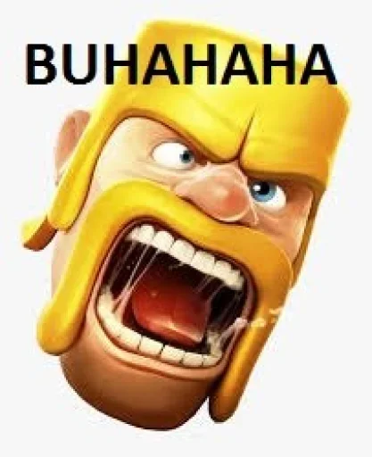 Sticker from the "Clash of Clans" sticker pack