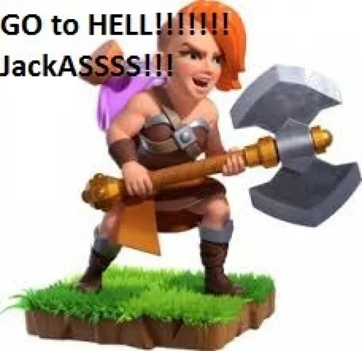 Sticker from the "Clash of Clans" sticker pack