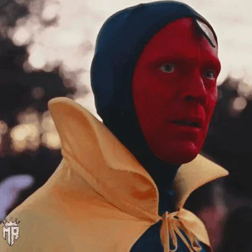 Стикер из набора "Vision Paul Bettany"