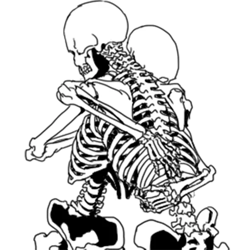 Sticker from the "Skeleton" sticker pack