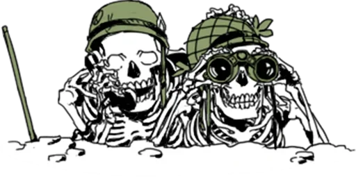 Sticker from the "Skeleton" sticker pack