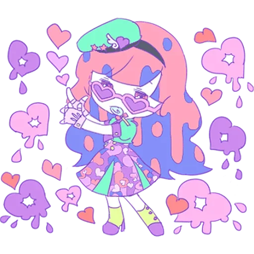 Sticker from the "Cute Small Girl" sticker pack