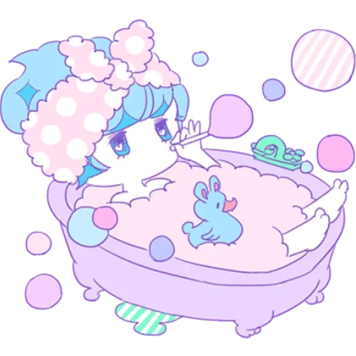 Sticker from the "Cute Small Girl" sticker pack