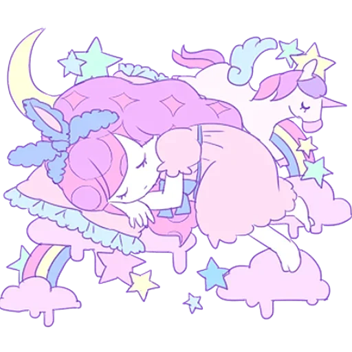 Sticker from the "Cute Small Girl" sticker pack