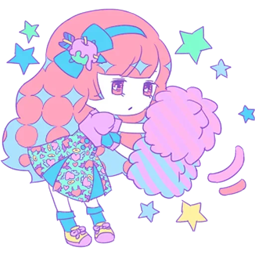 Sticker from the "Cute Small Girl" sticker pack