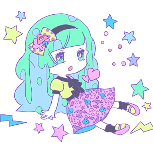 Sticker from the "Cute Small Girl" sticker pack