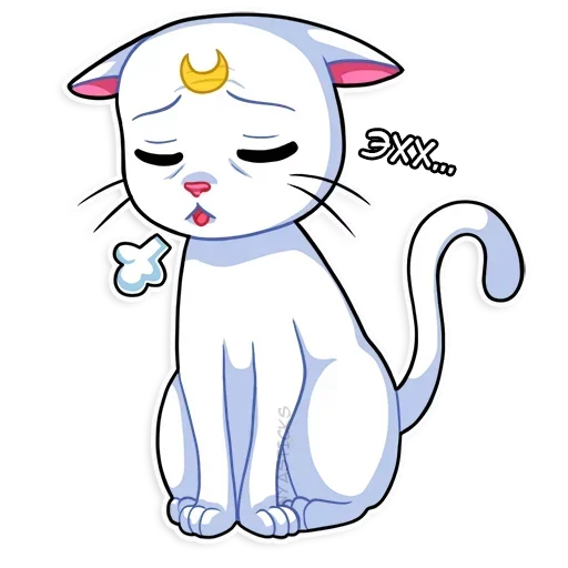 Sticker from the "Sailor Moon" sticker pack