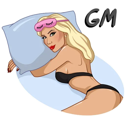 Sticker from the "Maiden" sticker pack