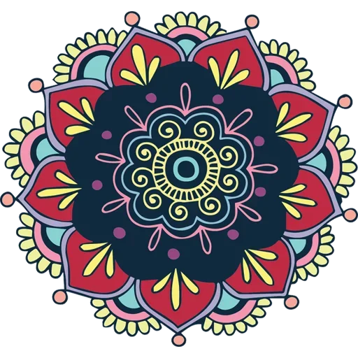 Sticker Rangoli (alpona)