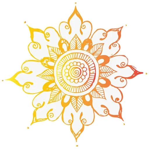 Sticker from the "Rangoli (alpona)" sticker pack