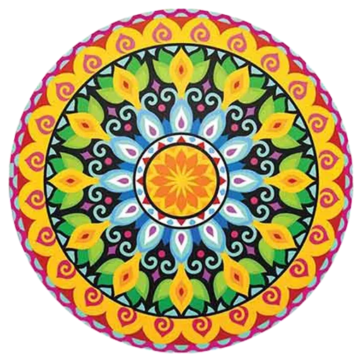 Sticker Rangoli (alpona)