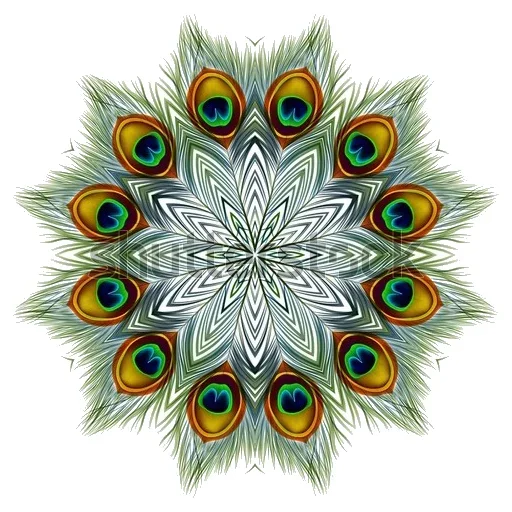 Sticker Rangoli (alpona)