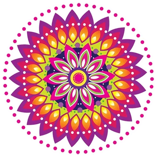 Sticker from the "Rangoli (alpona)" sticker pack