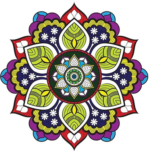 Sticker from the "Rangoli (alpona)" sticker pack