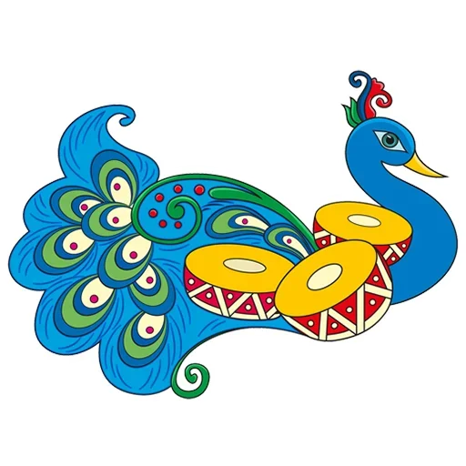 Sticker from the "Rangoli (alpona)" sticker pack