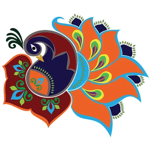 Sticker from the "Rangoli (alpona)" sticker pack