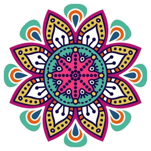 Sticker from the "Rangoli (alpona)" sticker pack