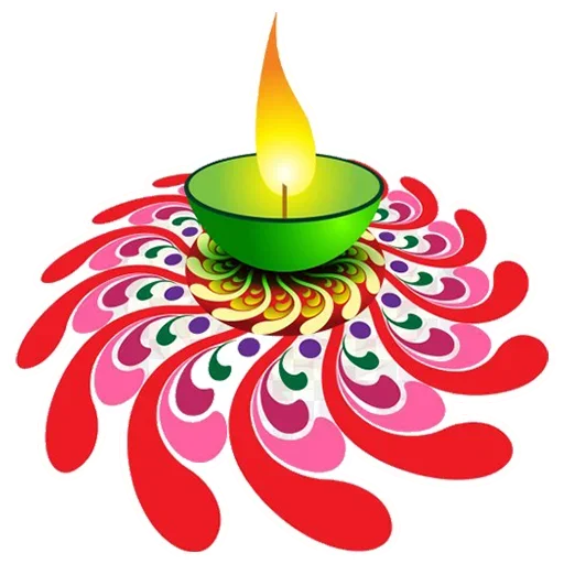 Sticker from the "Rangoli (alpona)" sticker pack