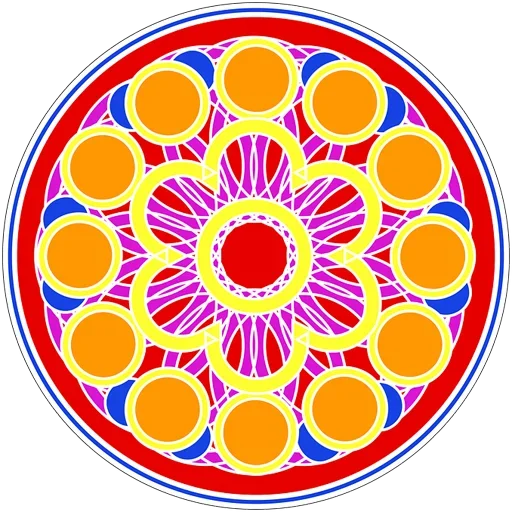 Sticker Rangoli (alpona)