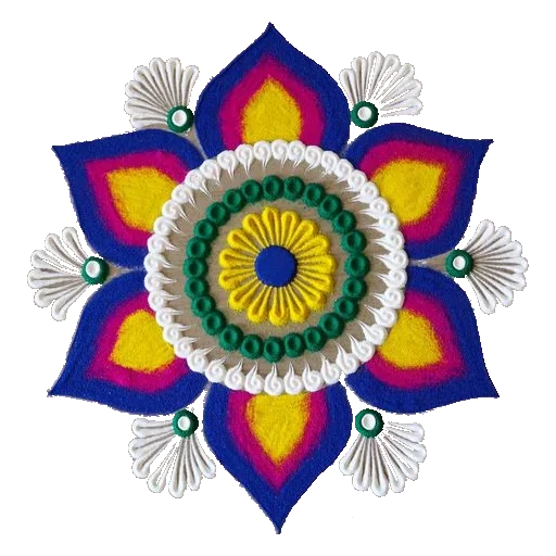 Sticker Rangoli (alpona)