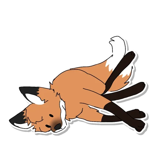 Sticker from the "Fox Stickers" sticker pack