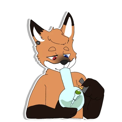 Sticker from the "Fox Stickers" sticker pack