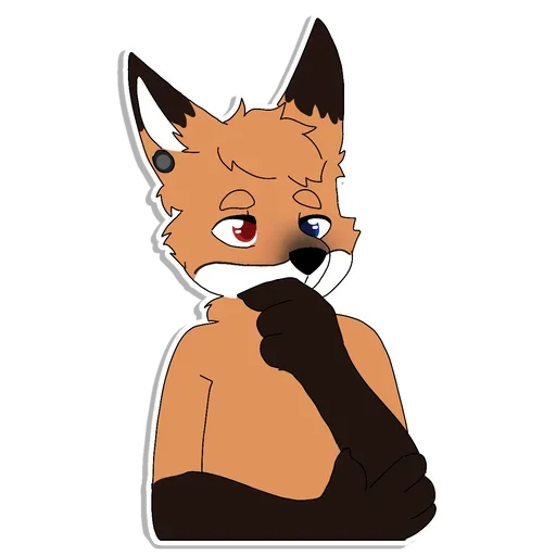 Sticker from the "Fox Stickers" sticker pack