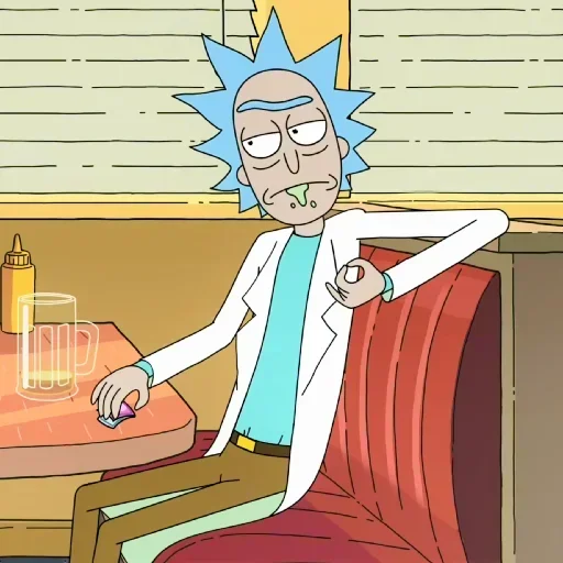 Sticker from the "Rick And Morty" sticker pack