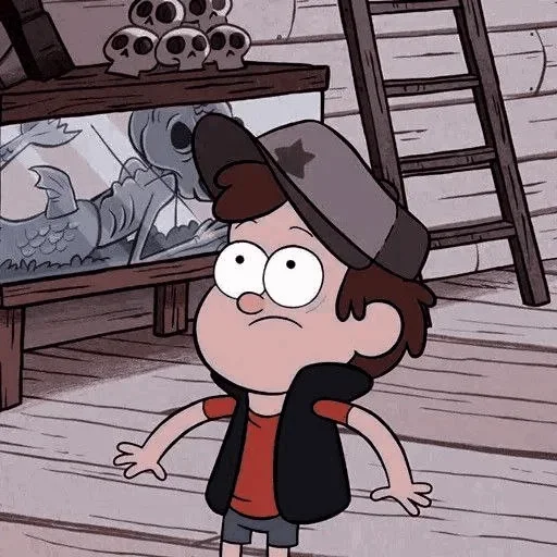 Стикер из набора "Gravity Falls"