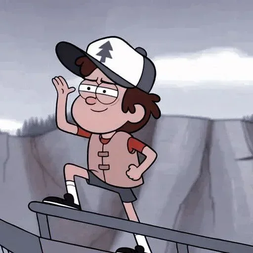 Sticker from the "Gravity Falls" sticker pack