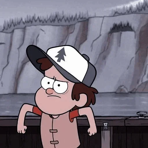 Sticker from the "Gravity Falls" sticker pack