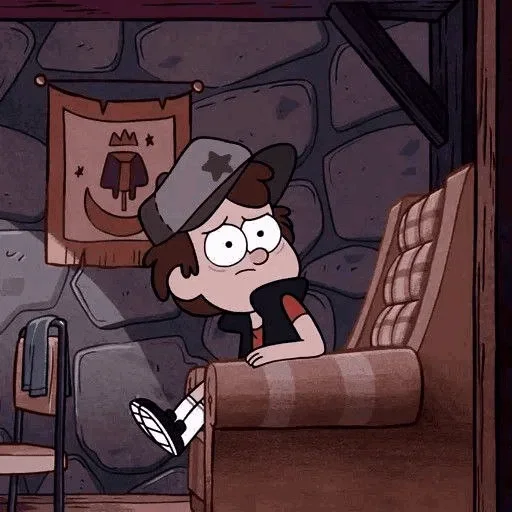 Стикер из набора "Gravity Falls"