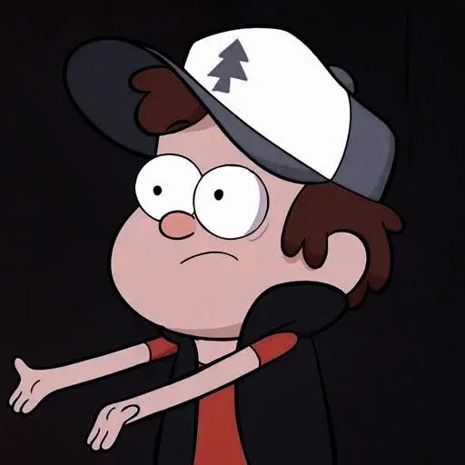 Sticker from the "Gravity Falls" sticker pack