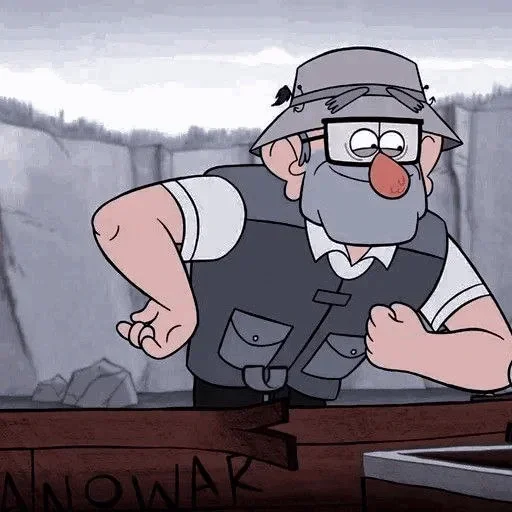 Стикер из набора "Gravity Falls"