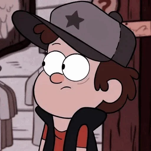 Sticker from the "Gravity Falls" sticker pack