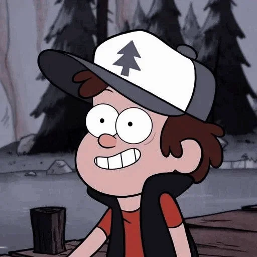 Стикер из набора "Gravity Falls"