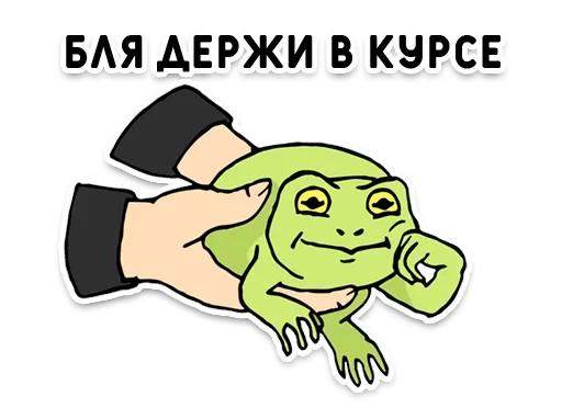 Sticker from the "День без срача" sticker pack