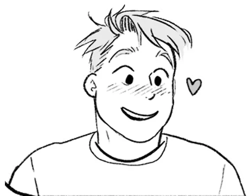 Sticker from the "Heartstopper / трепет сердца" sticker pack